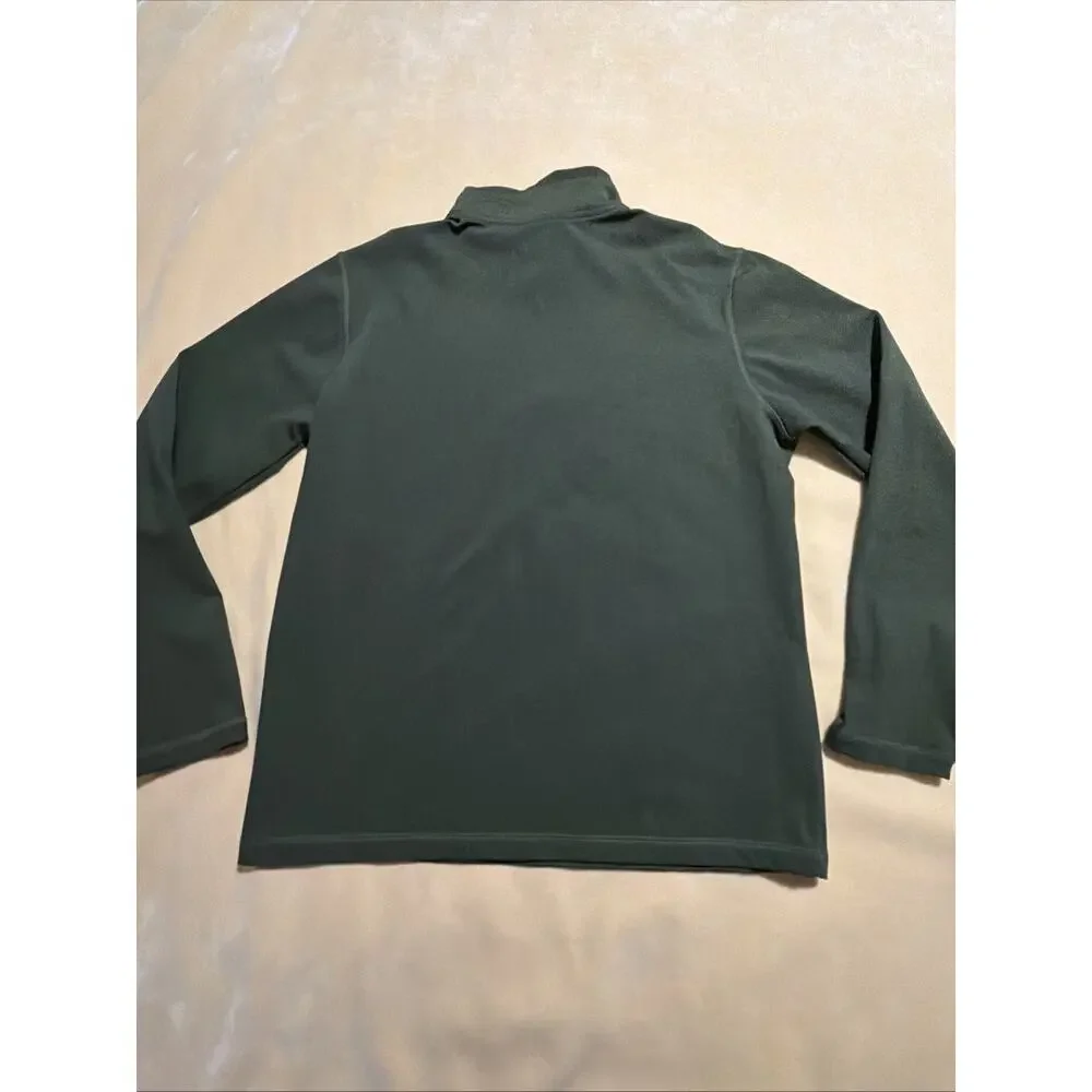 32 Degrees Men’s Heat Tech 1/4 Zip Pullover, Army Green Size Medium